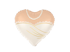 Balon cu folie mireasa si mirele - 45 cm - 1 buc.