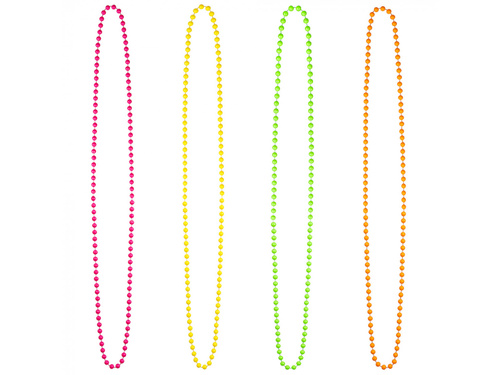 Set colier în stilul anilor '80 - 4 piese.