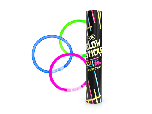 Fluorescent - fluorescent - culori mixte - 50 buc.