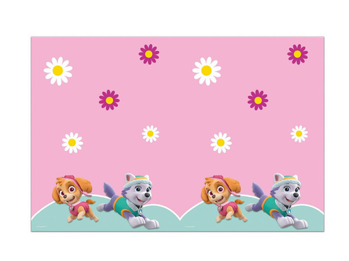 Pânză de masă aniversară Psi Patrol Skye și Everest - 120 x 180 cm - 1 buc.