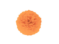Decorațiuni florale suspendate pom pom - portocaliu - 15 cm - 1 buc.