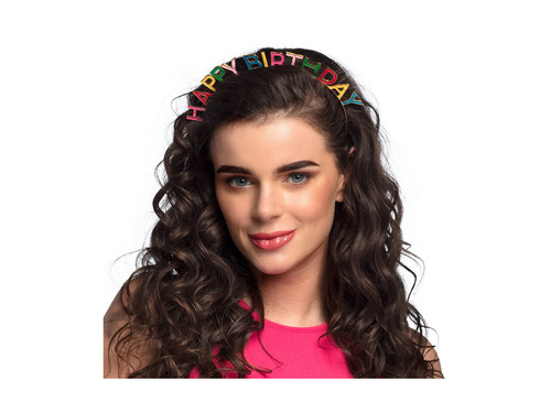 Bentiță metalică "La mulți ani"