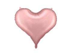 Balon folie Inimă roz deschis - 61 x 53 cm - 1 buc.