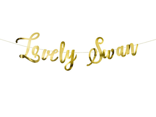 Banner aniversar Lovely Swan - 64 x 21.3cm - 1 buc.