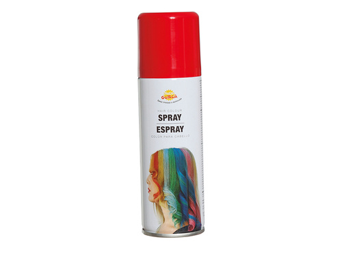 Spray de păr lavabil pastel 125 ml - roșu