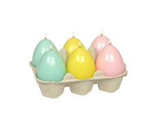 Set lumânări ouă de Paște - 7 cm - 1 op.