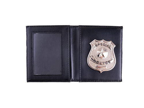 Insignă de ofițer de poliție în portofel - 1 buc.