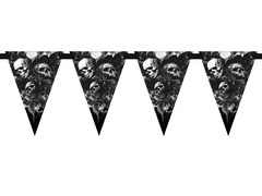 Spooky Skulls steag banner - 500 cm