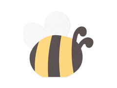 Șervețele aniversare Bee - 16x15 cm - 12 buc.