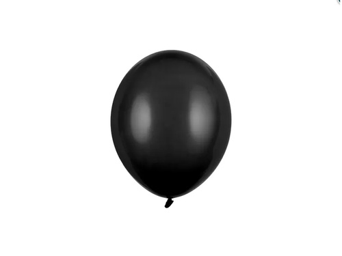 Baloane latex negru pastel - mici - 100 buc.