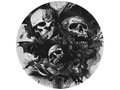 Farfurii de Halloween Spooky Skulls - 18 cm - 6 buc.