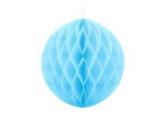 Decorațiune suspendată cu bilă albastră - 30 cm - 1 buc.