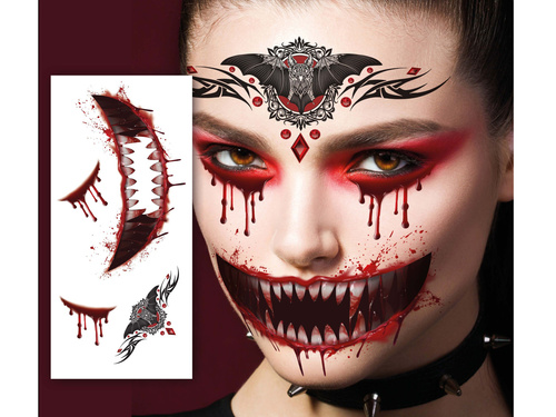 Tatuaj vampir însângerat - 1 buc.
