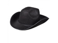 Pălărie de cowboy neagră - 1 buc.