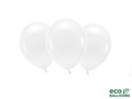 EKO Baloane latex alb pastel - extra mari - 10 buc.