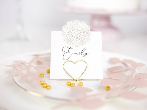 Suporturi pentru viniete Hearts - 25 mm - 10 buc.