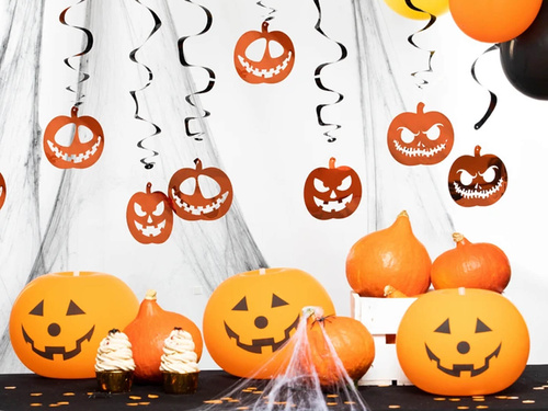 Dovleci de Halloween - 6 buc.