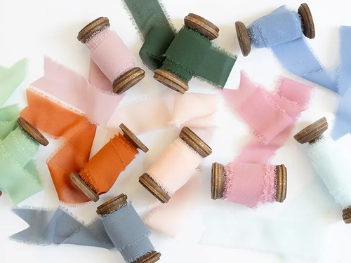 Panglică de sifon, verde sticlă, 40 mm/10 m, 1 buc.