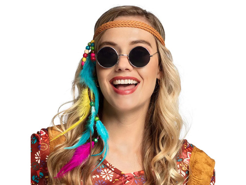 Ochelari hippie gri - 1 buc.