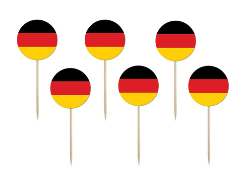 Cake pops cu steag german - 6 buc.