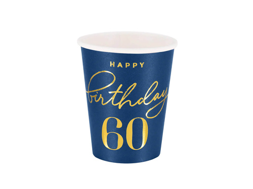 Set albastru marin pentru a șaizeci-a aniversare - 12 buc.