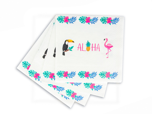 Șervețele Aloha birthday - 33 cm - 20 buc.