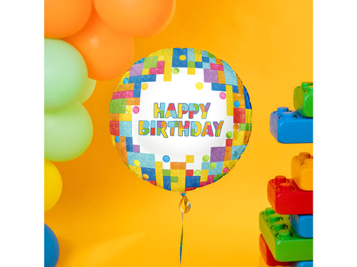 Balon din folie Blocuri - 45 cm - 1 buc.