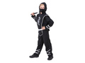 Costum războinic ninja negru - 1 buc.