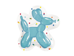 Farfurii aniversare Balloon Dog - 21 cm - 8 buc.