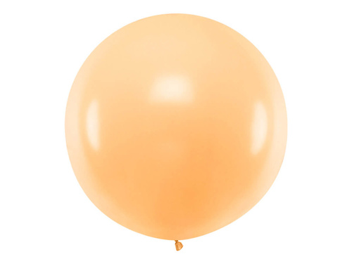 Balon gigant cu diametrul de 1 m - portocaliu pastel.