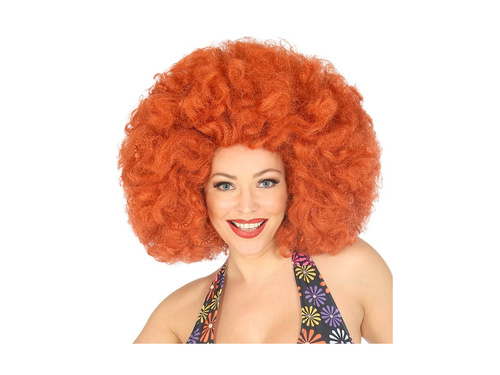 Redhead peruca afro mare