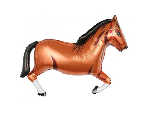 Balon din folie cal maro - 86x57cm - 1 buc.