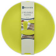Farfurii reutilizabile verzi - 25 cm - 2 buc.