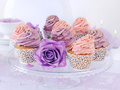 Forme albe pentru cupcakes - 10 buc.