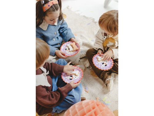 Farfurii aniversare dalmațiene - 18 cm - 6 buc.