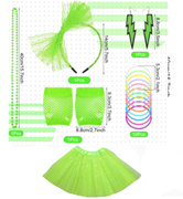 80s disco set - verde