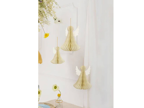 Rozeta înger - decorațiune pentru agățat - 24 cm - 1 buc.