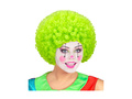 Peruca clovn cret păr afro verde