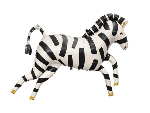 Balon cu folie Zebra - 115 x 85 cm - 1 buc.
