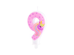 Lumânare cu numărul unicornului - 9 - nouă