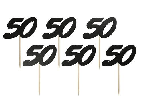 Picuri pentru tort 50 - 6 buc.