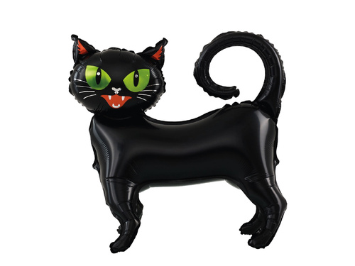 Black Kitten balon de folie în picioare - 62 x 65 cm - 1 buc.