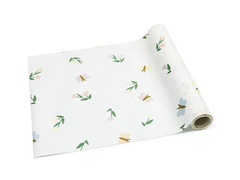 Pardoseală fleece Flori și fluturi - 40 cm x 5 m - 1 buc.