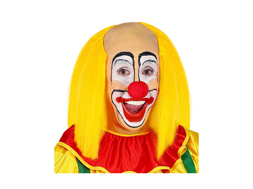 Peruca clovn Headgear cu păr galben