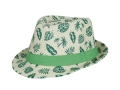 Pălărie hawaiiană Frunze tropicale - 1 buc.
