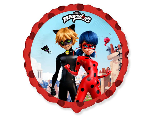 Balon folie Miraculum - 46 cm - 1 buc.