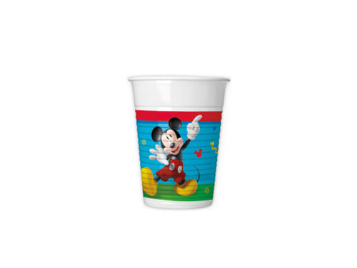 Cupe aniversare Mickey Mouse - 200 ml - 8 buc.