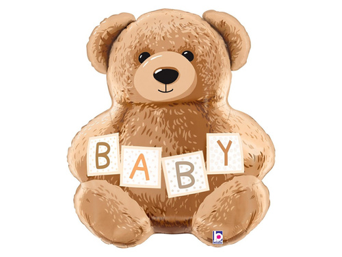 Balon folie ursuleț Teddy - 49x58 cm - 1 buc.