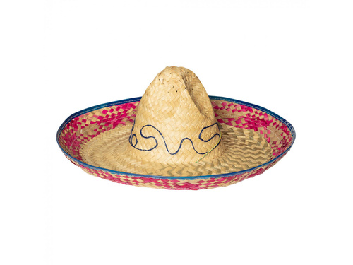 Sombrero mexican din paie - 52 cm - 1 buc.