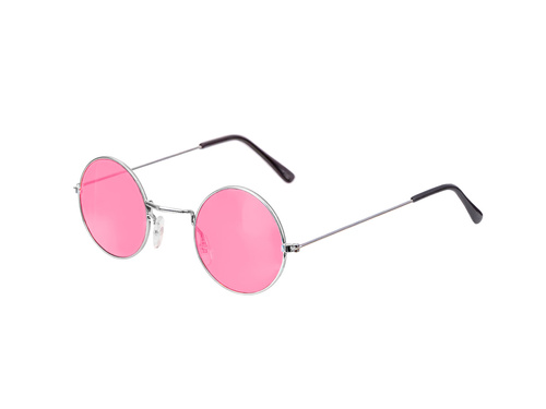 Ochelari hippie roz - 1 buc.